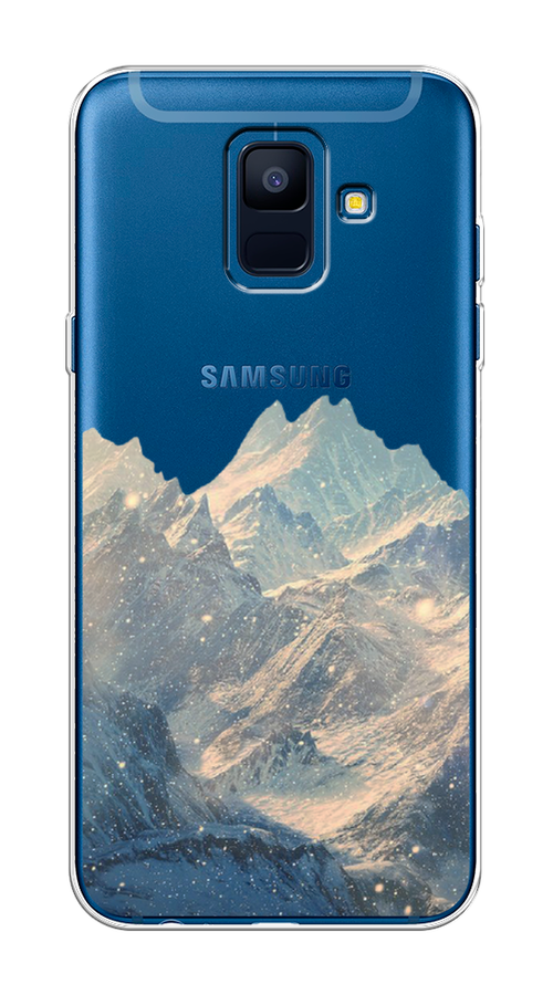 

Чехол Awog на Samsung Galaxy A6 "Горы арт 2", Серый, 25950-10