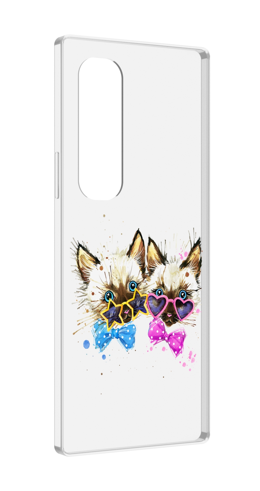 

Чехол MyPads милые котята для Samsung Galaxy Z Fold 4 (SM-F936), Прозрачный, Tocco