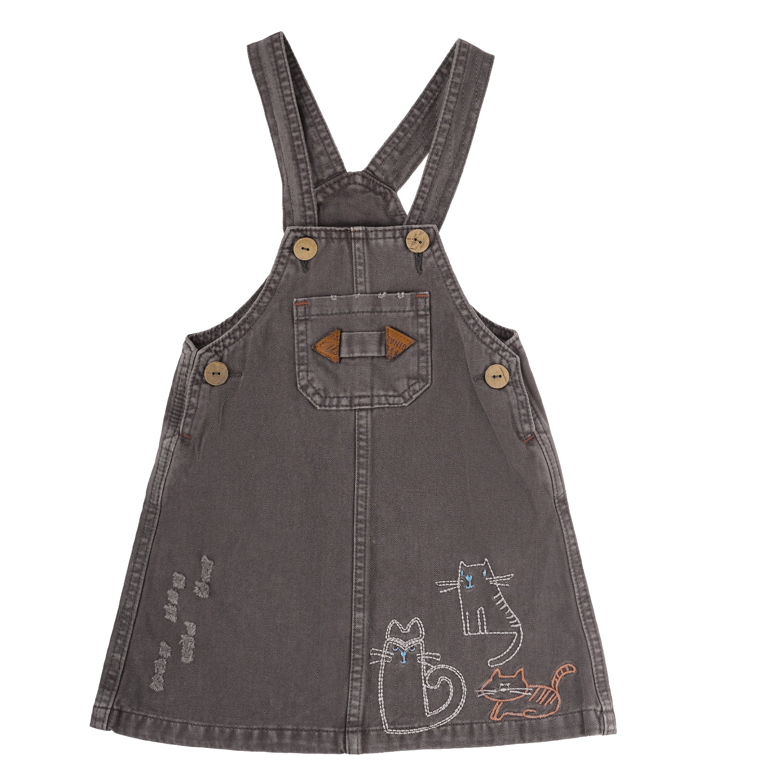 

Сарафан детский Bonito kids OP898 цв. серый р. 104, OP898