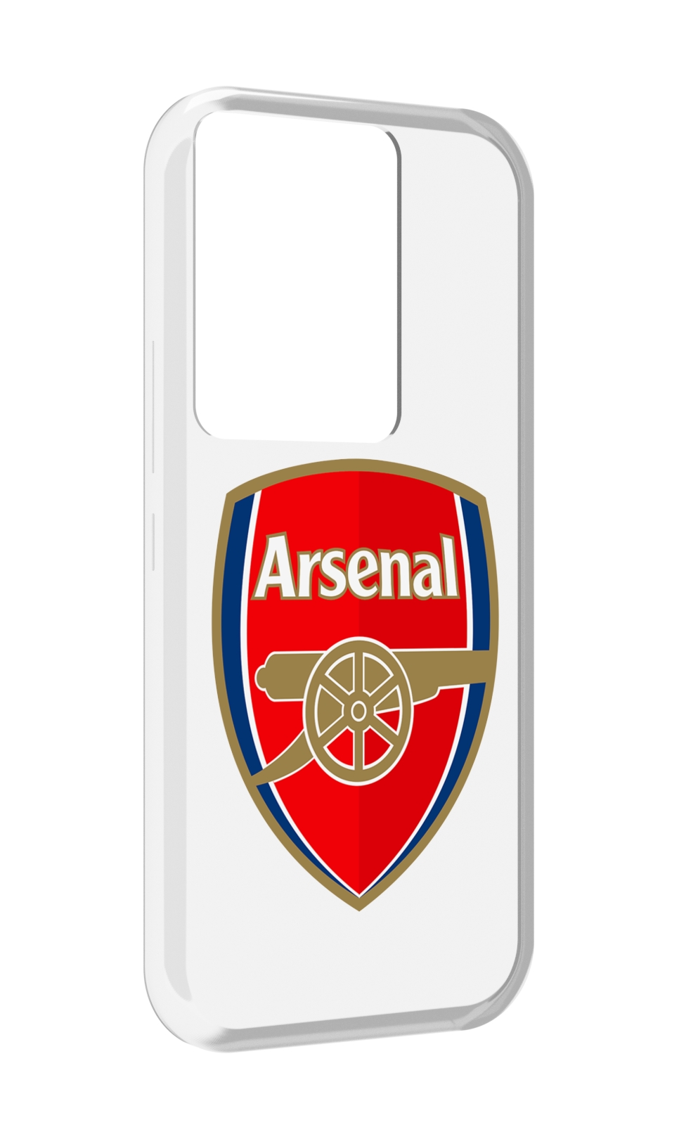

Чехол MyPads ФК Арсенал логотип для Itel Vision 3 Plus / Itel P38 Pro, Прозрачный, Tocco