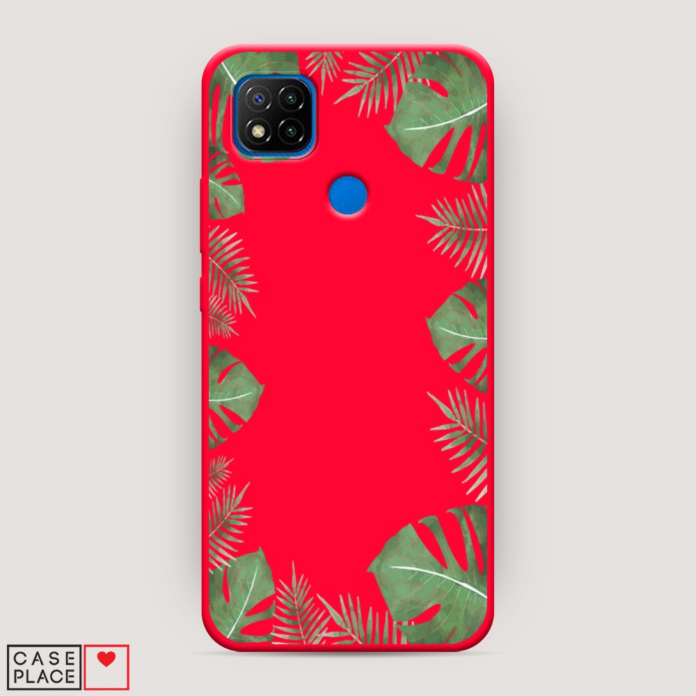 

Чехол Awog на Xiaomi Redmi 9C "Листья папоротника рамка", Разноцветный, 39053-1