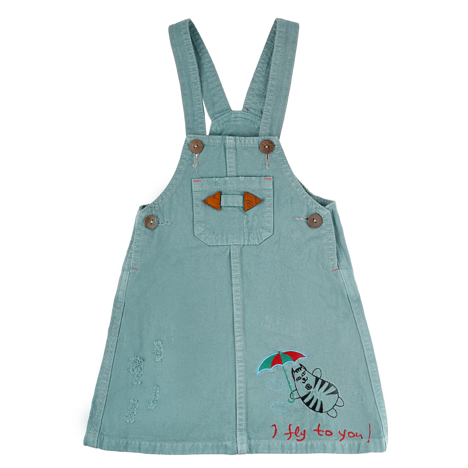 

Сарафан детский Bonito kids OP898 цв. ментоловый р. 116, OP898