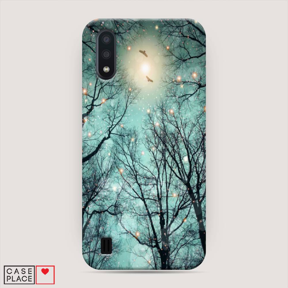 

Пластиковый чехол "Лес в сумерках" на Samsung Galaxy A01