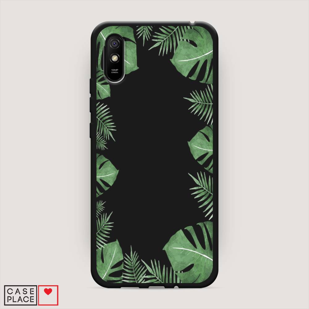 

Чехол Awog на Xiaomi Redmi 9A "Листья папоротника рамка", Разноцветный, 38952-1