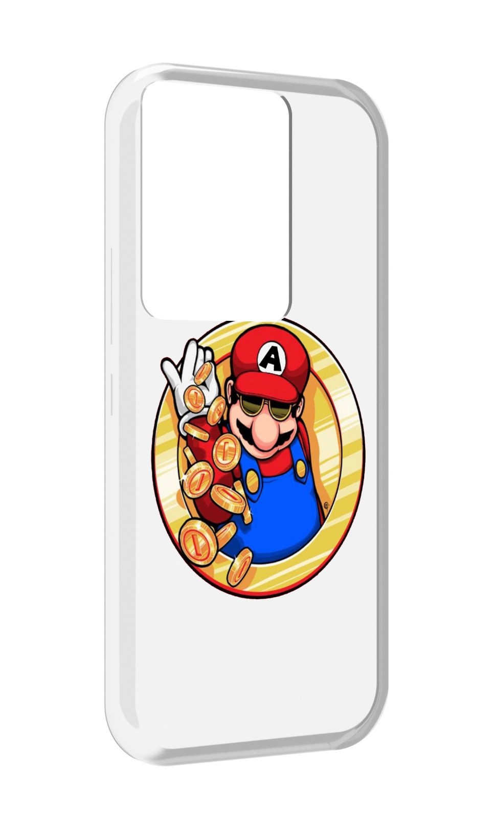 

Чехол MyPads богатый марио для Itel Vision 3 Plus / Itel P38 Pro, Прозрачный, Tocco