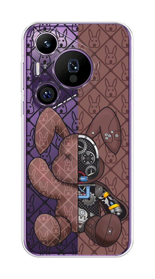 

Чехол на Huawei Pura 70 Pro/70 Pro Plus "Киборг-заяц шоколадный", Коричневый;черный;прозрачный, 6124450-1