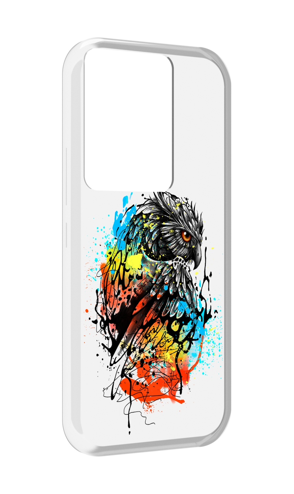 

Чехол MyPads Творческая сова для Itel Vision 3 Plus / Itel P38 Pro, Прозрачный, Tocco