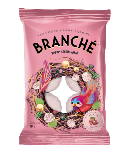 

Зефир Branche клубничный 180 г