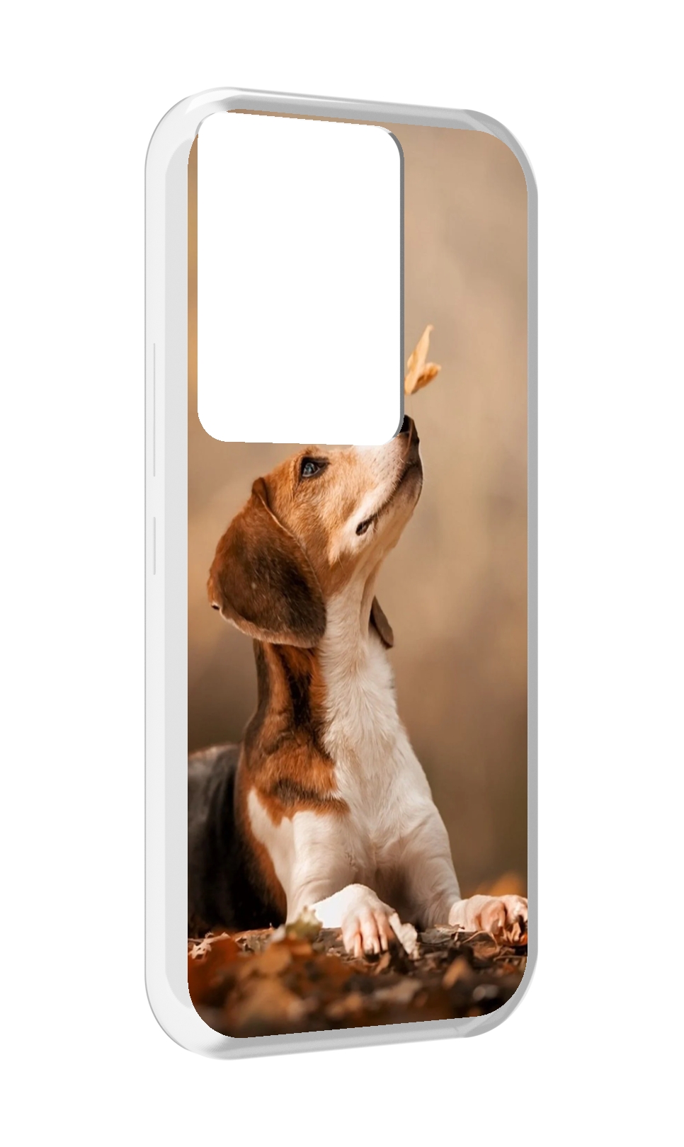 

Чехол MyPads бигль-собака для Itel Vision 3 Plus / Itel P38 Pro, Прозрачный, Tocco