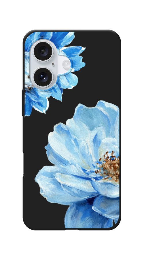 

Чехол Awog на Apple iPhone 16 "Голубые клематисы", Голубой, 16052-1
