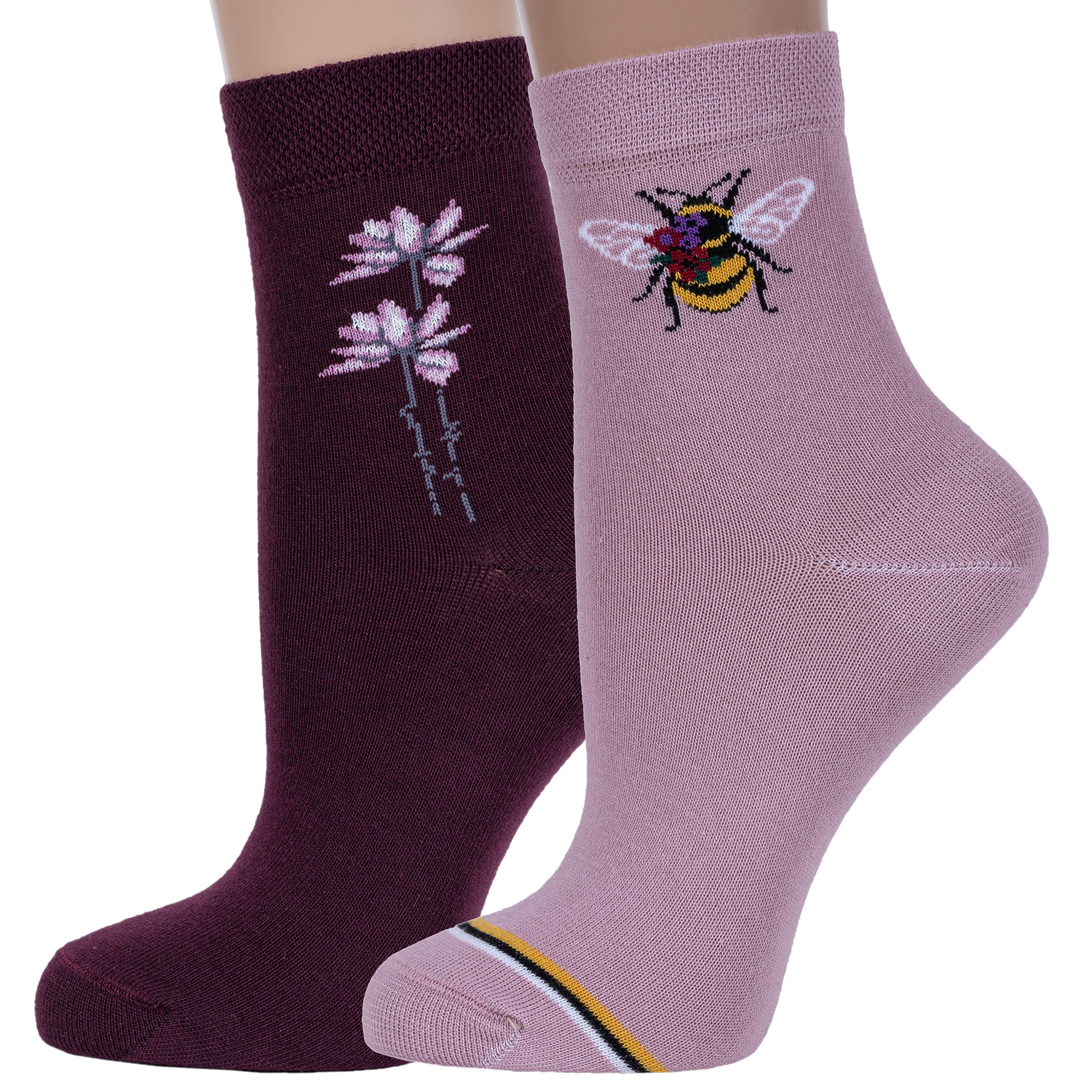 Комплект носков женских Брестский чулочный комбинат 2-14С1100 разноцветных 25