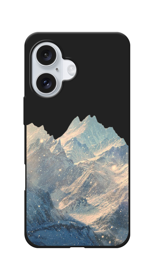 

Чехол Awog на Apple iPhone 16 "Горы арт 2", Серый, 16052-1
