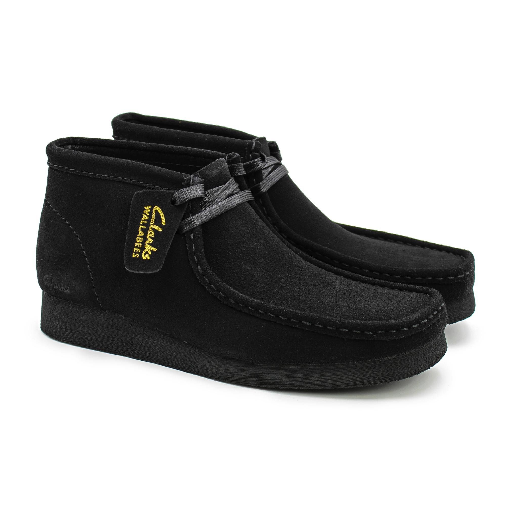 

Ботинки мужские Clarks Wallabee Boot2 26158302 черные 43 EU, Wallabee Boot2 26158302