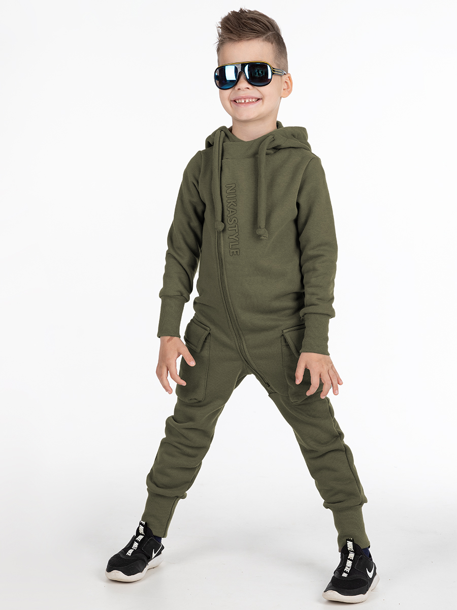 

Комбинезон детский NIKASTYLE 8т13024, хаки, 110, 8т13024