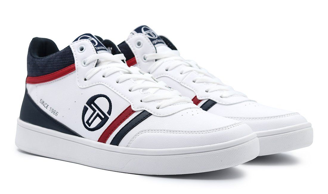 фото Кроссовки мужские sergio tacchini retro basket stm124020 белые 44 eu