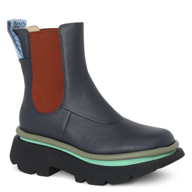 Ботинки женские 4Ccccees CRUNCH CHELSEA BOOT синие 36 EU