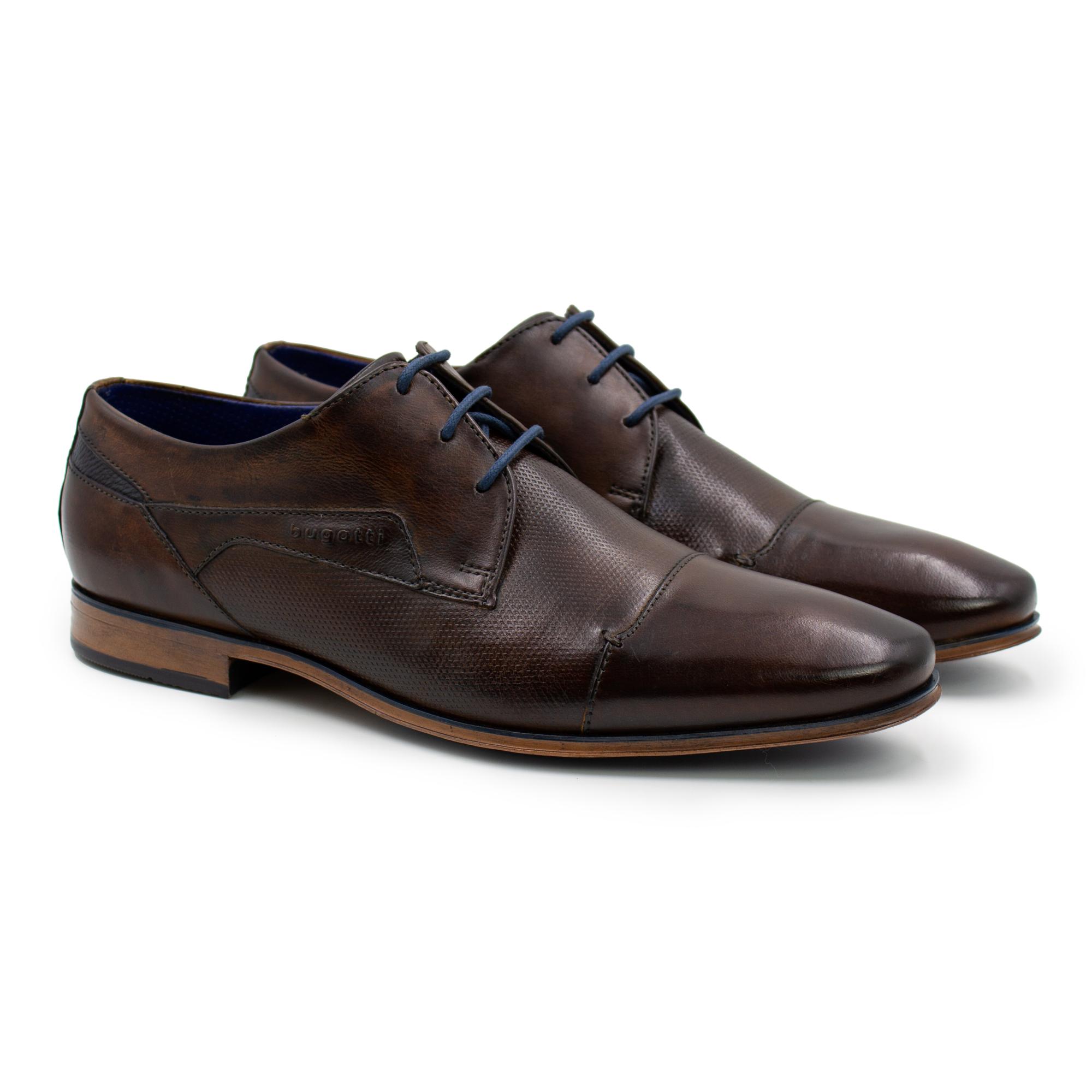 

Полуботинки мужские Bugatti Morino 31142010-3500 коричневые 44 EU, Morino 31142010-3500