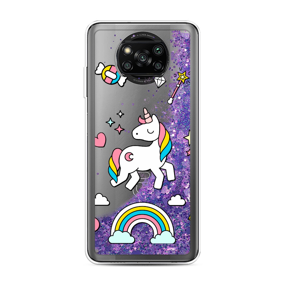 

Чехол Awog на Poco X3/X3 Pro "Принцесса единорог", Разноцветный, 310692-1