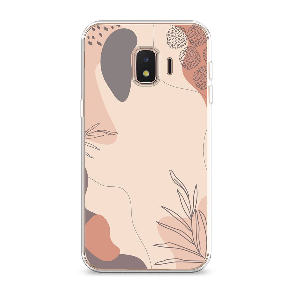 

Чехол на Samsung Galaxy J2 Core (2020) "Нюдовые тона", Коричневый;серый, 2100550-4