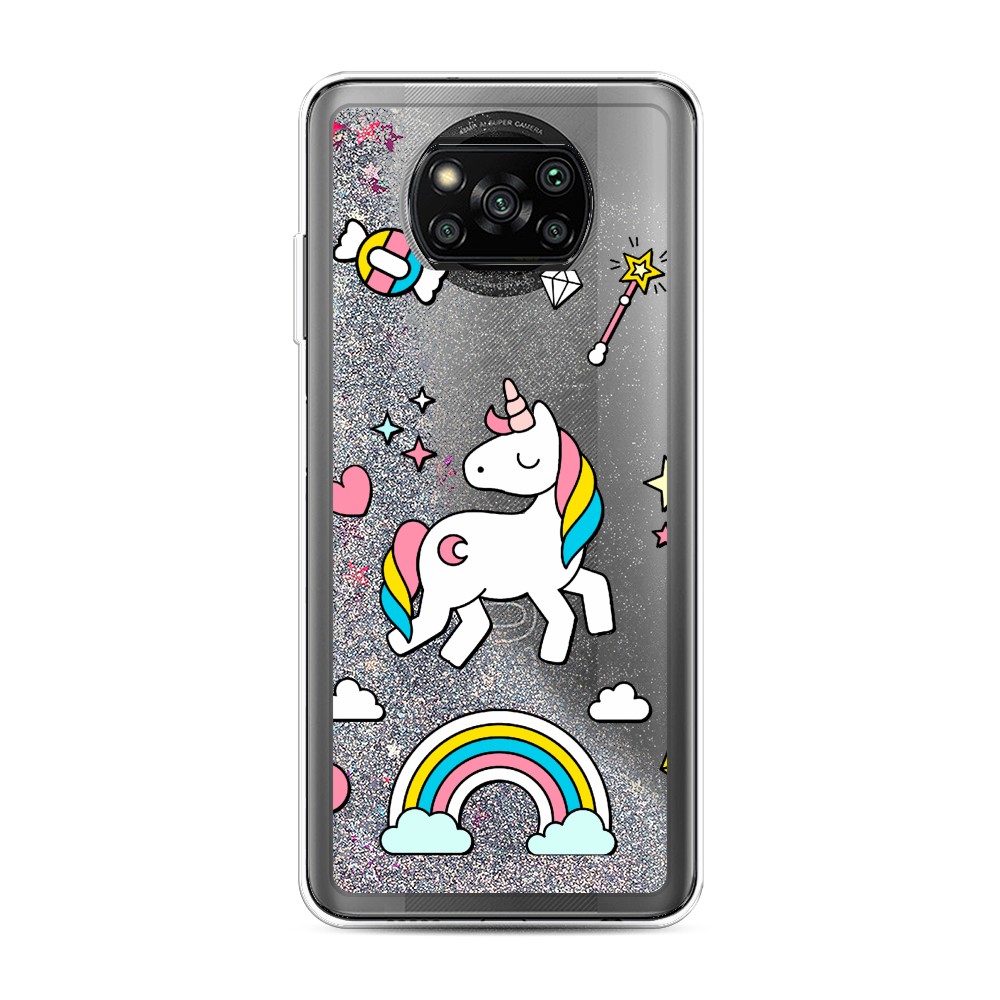 

Чехол Awog на Poco X3/X3 Pro "Принцесса единорог", Разноцветный, 310691-1