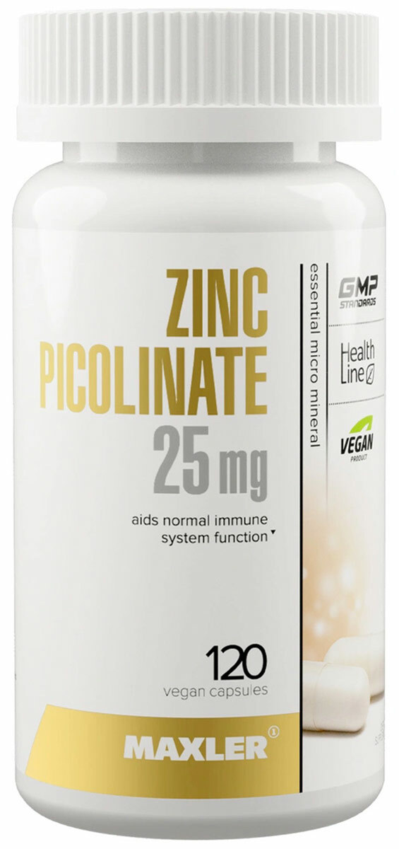 фото Maxler usa zinc picolinate + copper 60 веганских капсул