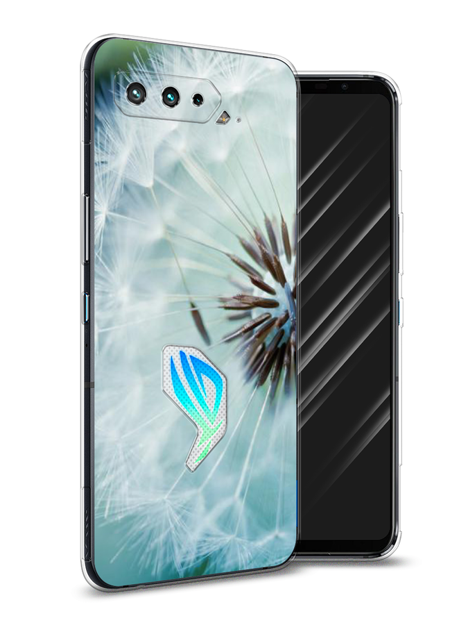 

Чехол Awog на Asus ROG Phone 5 "Пух одуванчика", Серебристый;серый, 44250-4