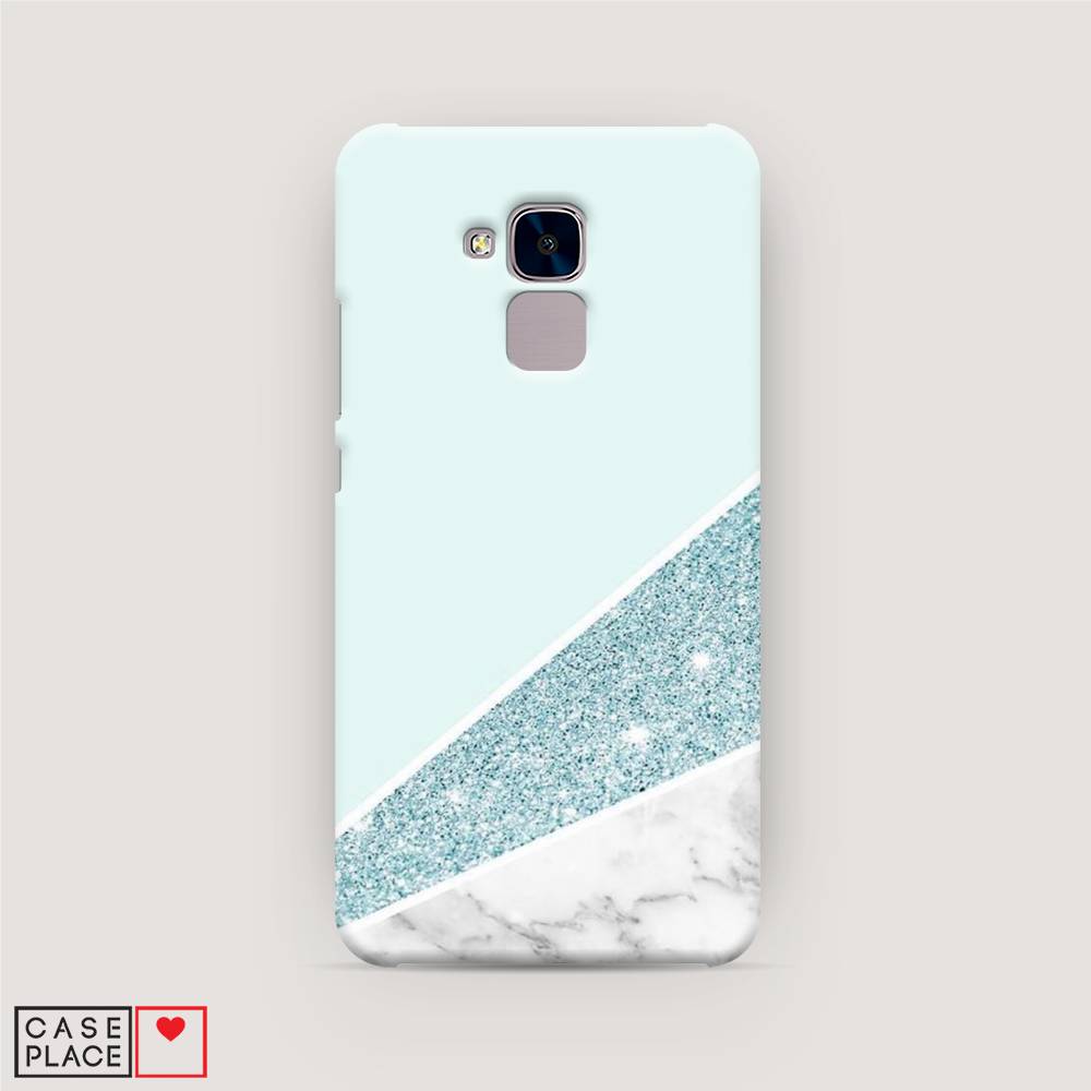 

Чехол Awog "Мрамор с голубыми блестками" для Honor 5C, 60420-2