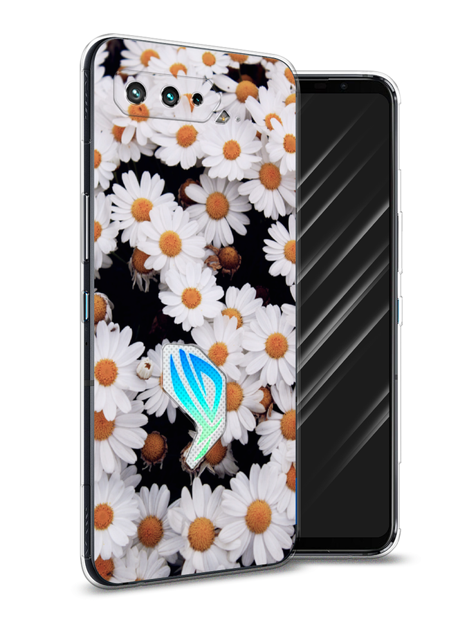 

Чехол Awog на Asus ROG Phone 5 "Ромашковое поле", Белый, 44250-4