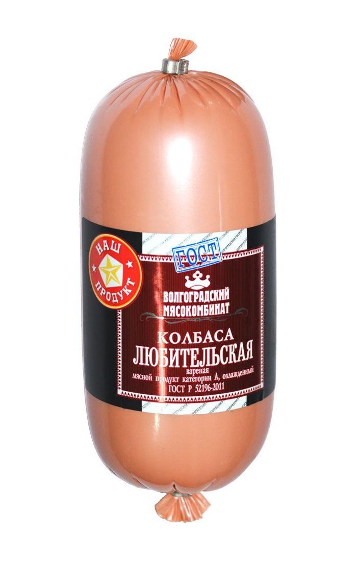 

Колбаса вареная ВМК Любительская