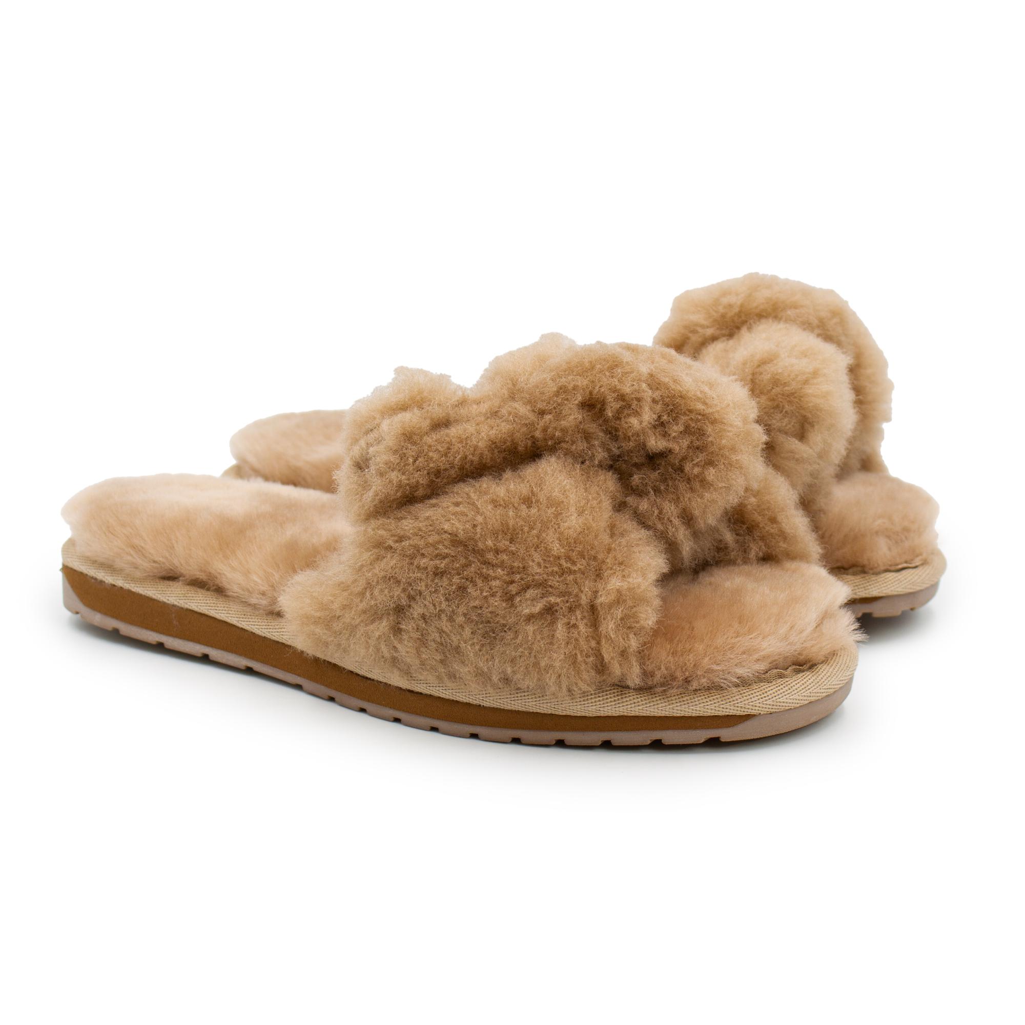 

Тапочки женские Emu Australia Naledi W12594 бежевые 40 EU, Бежевый, Naledi W12594