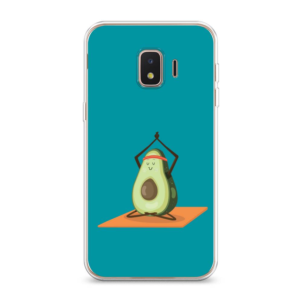 

Чехол на Samsung Galaxy J2 Core (2020) "Расслабься с авокадо", Голубой, 2100550-6