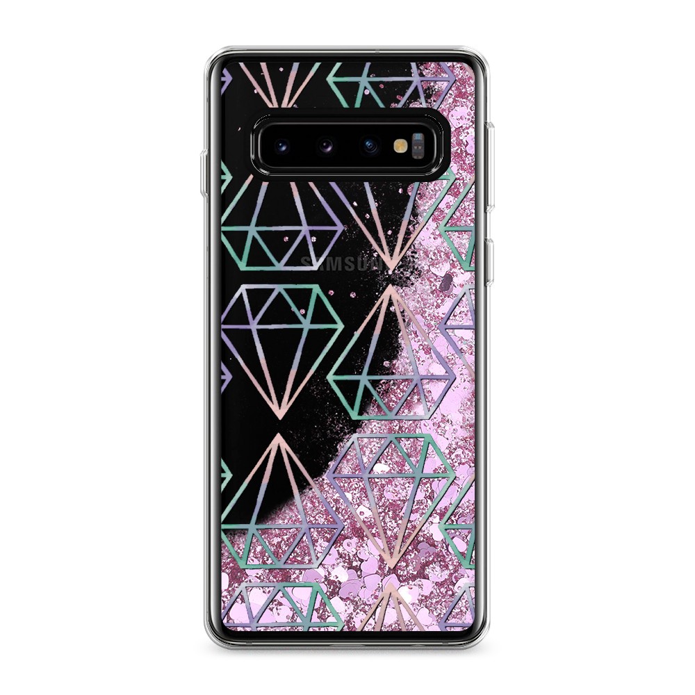 

Чехол Awog на Samsung Galaxy S10 "Бриллианты голографика", Разноцветный, 27094-1