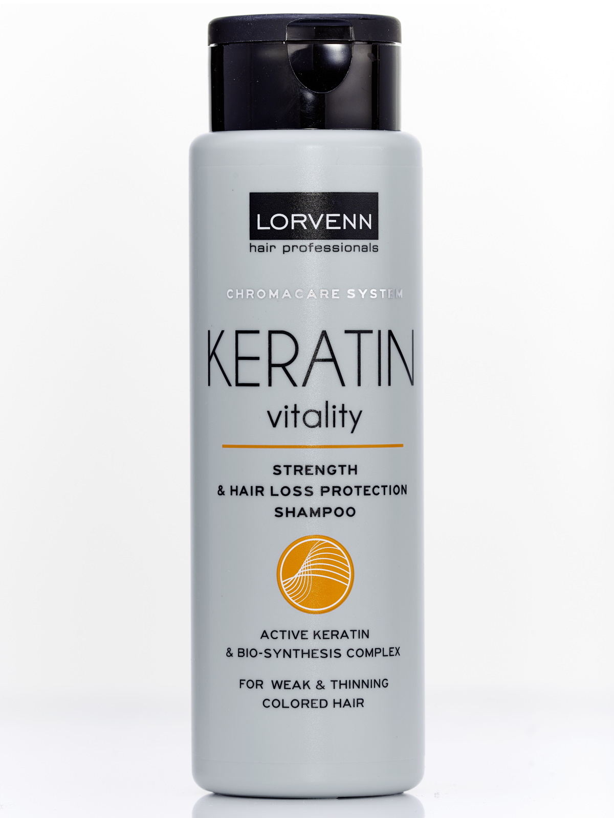 Купить Шампунь KERATIN VITALITY для восстановления волос LORVENN HAIR PROFESSIONALS 300 мл