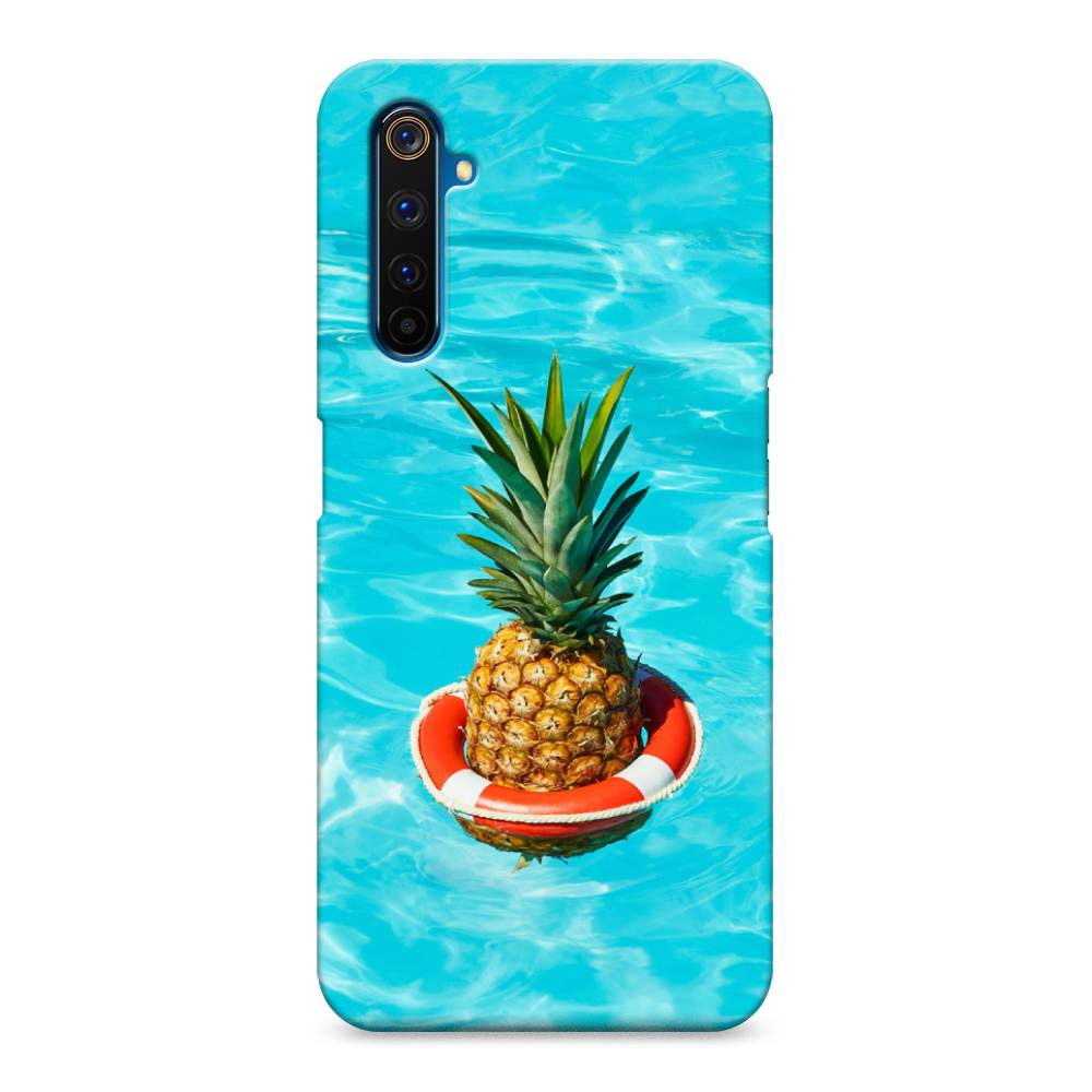 

Пластиковый чехол "Ананас в бассейне" на Realme 6 Pro, 252820-7