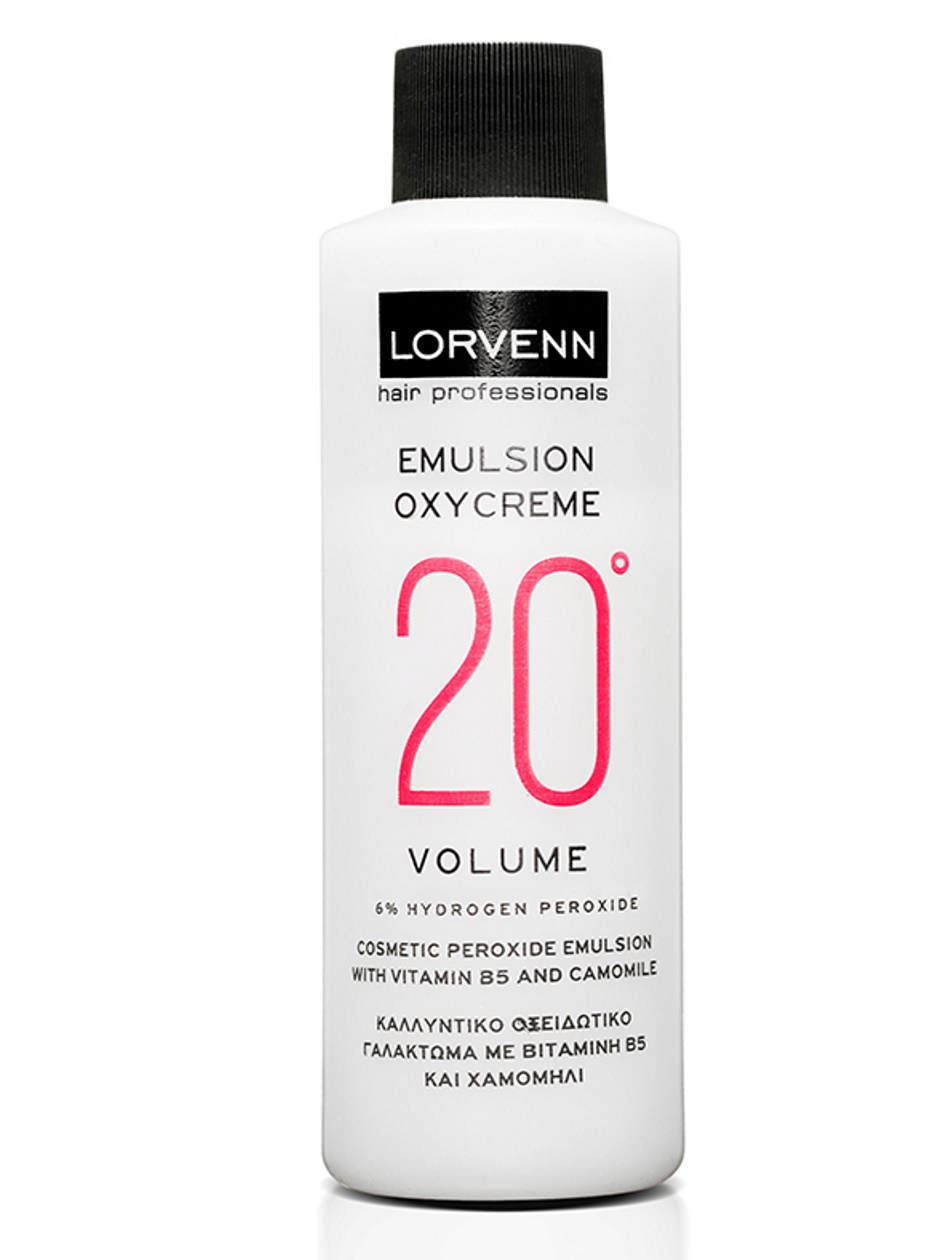 Окисляющая эмульсия 6 % LORVENN HAIR PROFESSIONALS oxycreme 20 vol 70 мл