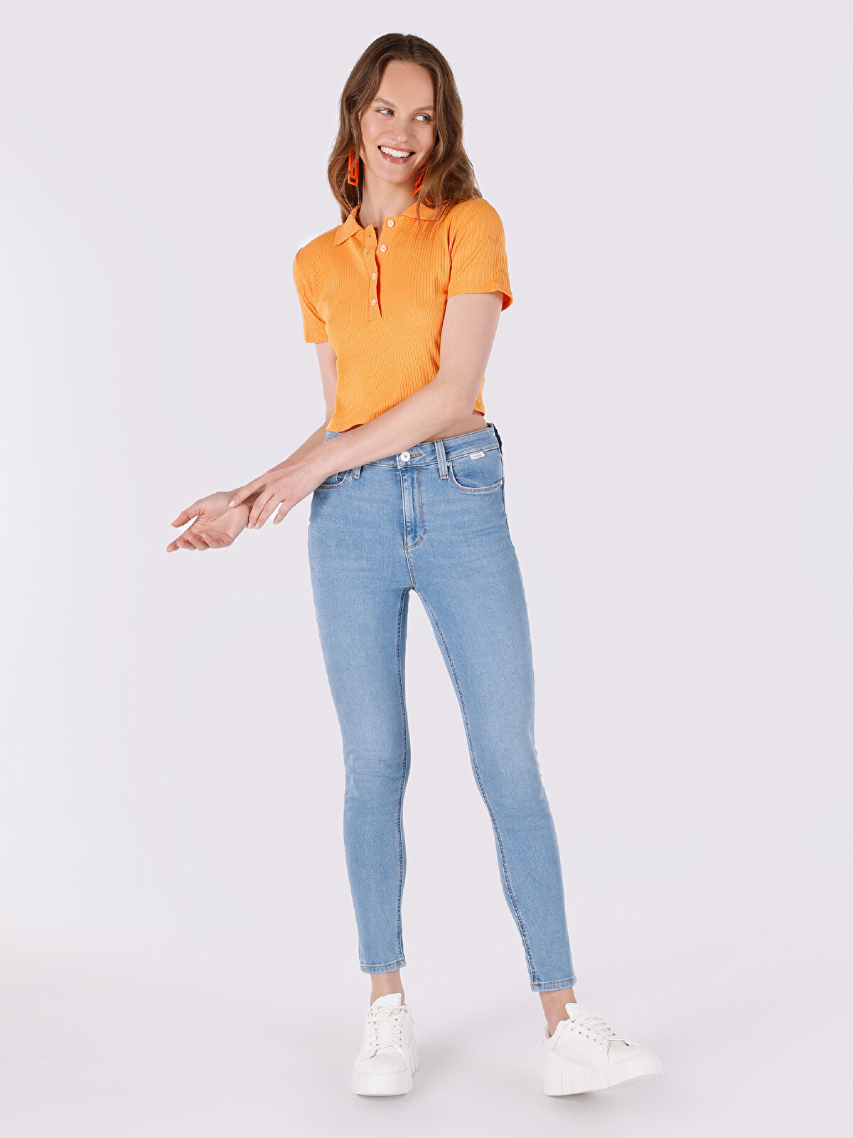 

Джинсы женские COLIN'S CL1064313_Q1.V1 голубые 31/30, Голубой, CL1064313_Q1.V1