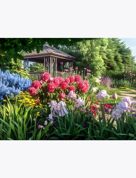 

Алмазная мозаика без подрамника На даче, 90x70 см 50 цветов, 63264, РА-289