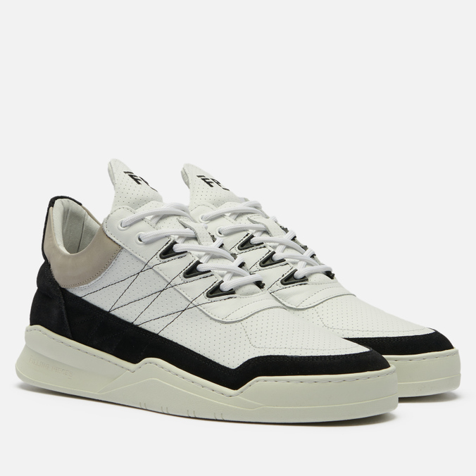 

Кеды мужские Filling Pieces Low Top Ghost Tweek белые 45 EU, Low Top Ghost Tweek