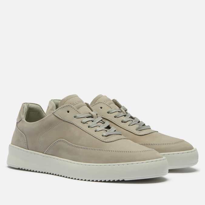 фото Кеды женские filling pieces mondo 2.0 ripple nubuck серые 38 eu