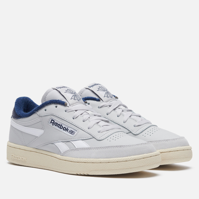 фото Кеды женские reebok club c revenge серые 40.5 eu