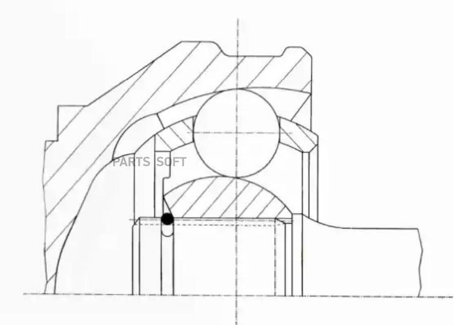 

Шрус 303605 GKN-Spidan