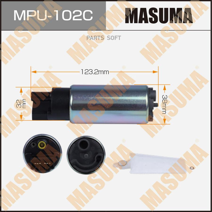 MASUMA Бензонасос MASUMA, TUNDRA, CROWN / UCK40L, JZS155, сетка MPU-002, графитовый коллек