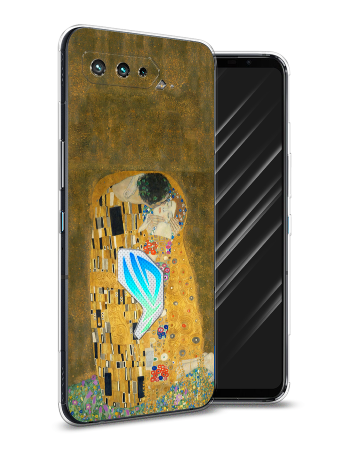 

Чехол Awog на Asus ROG Phone 5 "Поцелуй Гюстава Климта", Желтый;коричневый, 44250-9