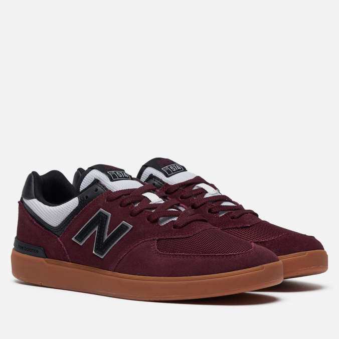 

Кеды мужские New Balance CT574BRG бордовые 44.5 EU, CT574BRG