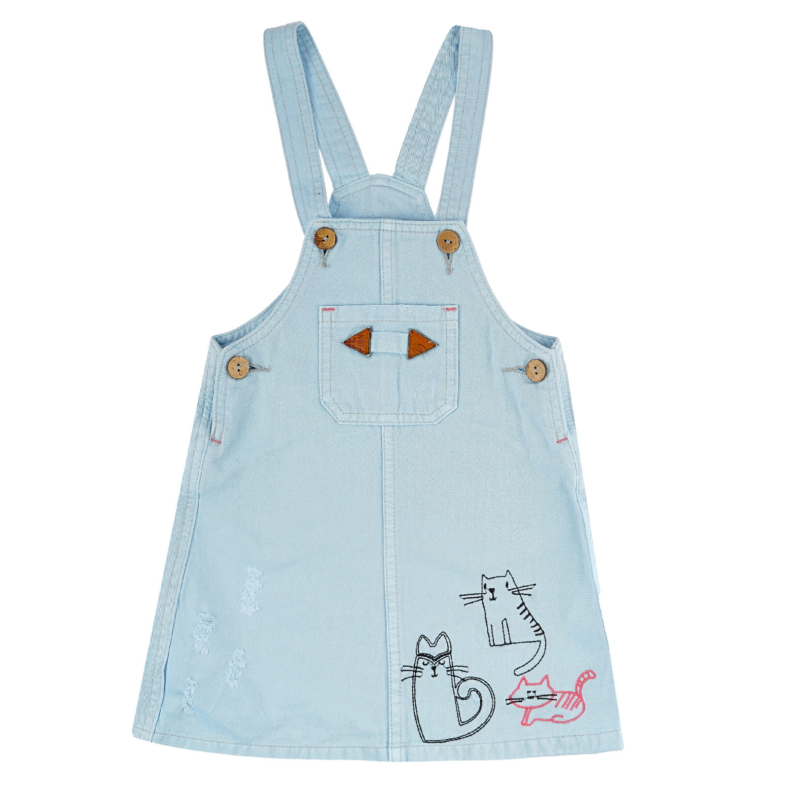 

Сарафан детский Bonito kids OP898 цв. голубой р. 110, OP898