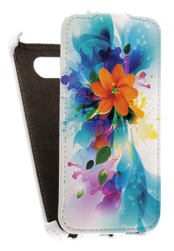 

Кожаный чехол для Nokia Lumia 820 Redberry Leather Case (Белый) (Дизайн 6/6)