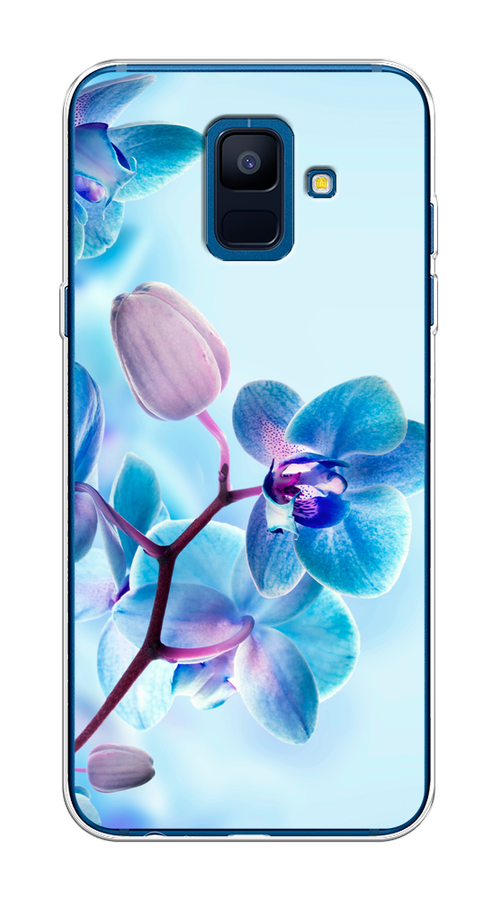 

Чехол Awog на Samsung Galaxy A6 "Голубая орхидея", Голубой;синий;фиолетовый, 25950-8