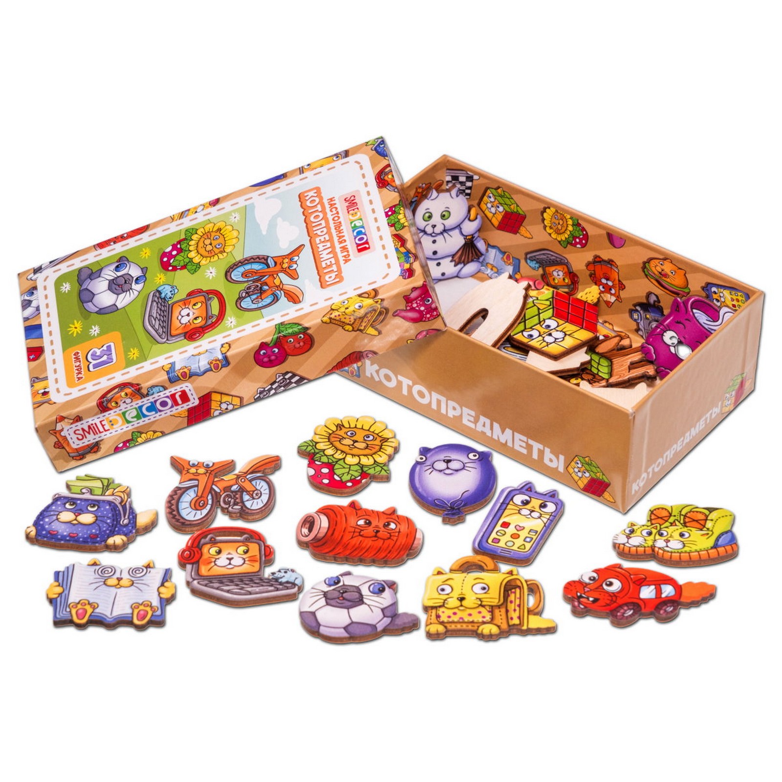 

Обучающая игра Smile Decor Котопредметы, Котопредметы