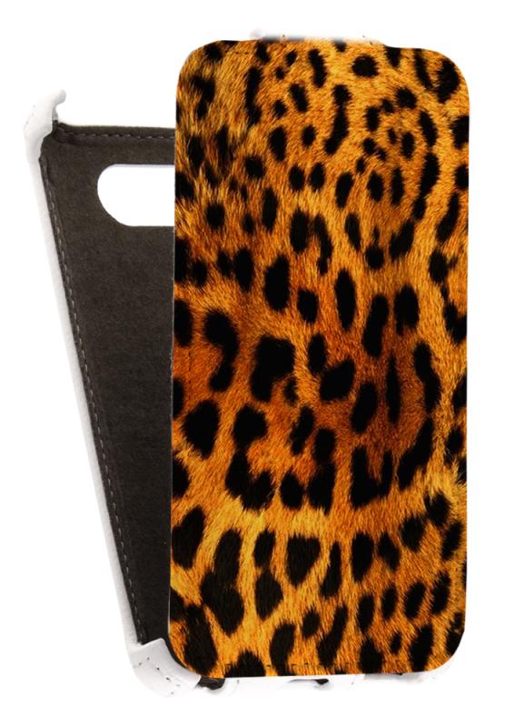 

Кожаный чехол для Nokia Lumia 820 Redberry Leather Case (Белый) (Дизайн 144)