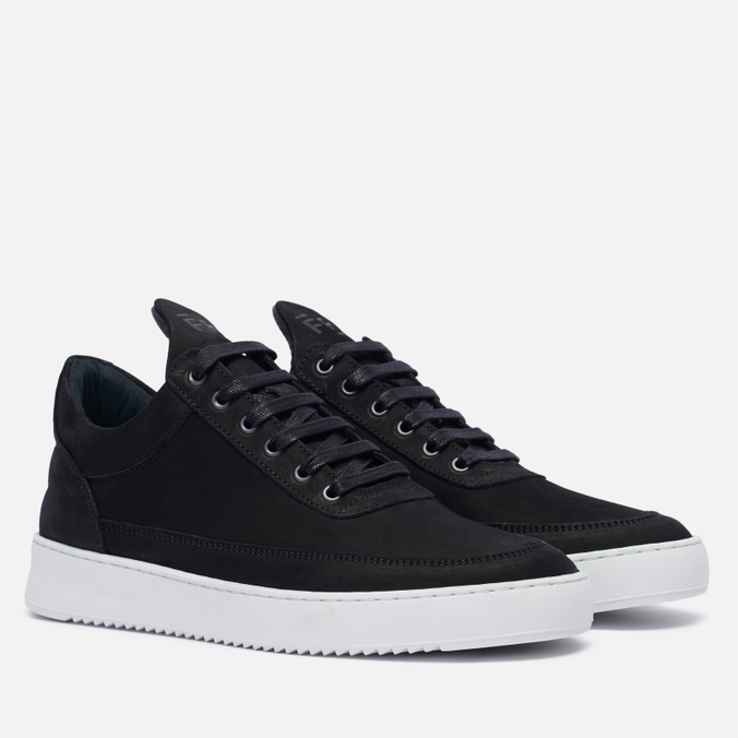 фото Кеды мужские filling pieces low top ripple basic черные 43 eu